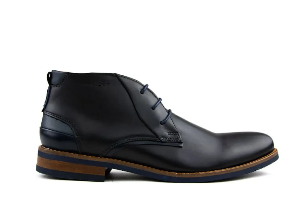 Nette Schoenen | Hoge Veterschoenen^Van Lier Hoge Veterschoenen Zwart