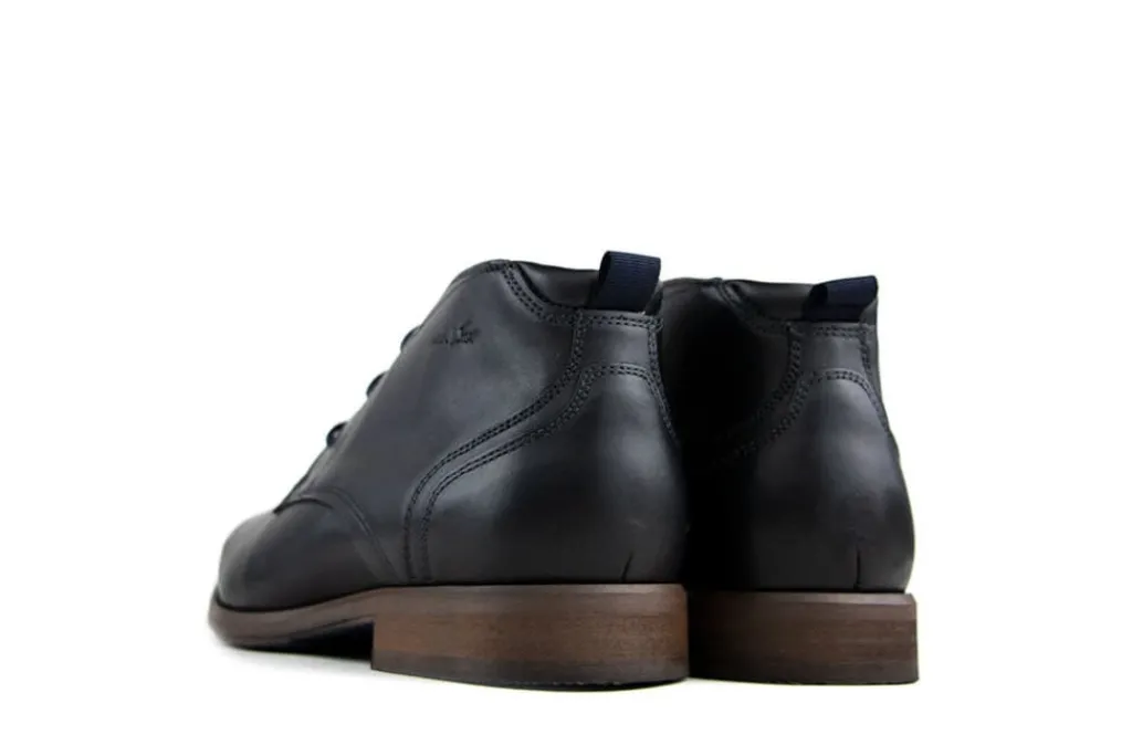 Hoge Veterschoenen | Nette Schoenen^Van Lier Hoge Veterschoenen Zwart Leer