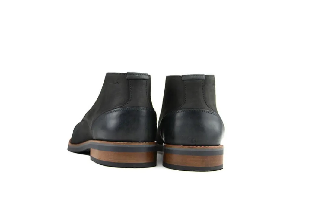 Hoge Veterschoenen | Nette Schoenen^Van Lier Hoge Veterschoen Amalfi Donkergrijs