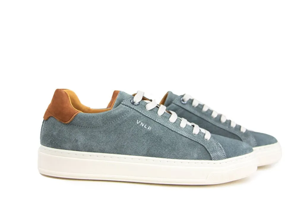 Sneakers^Van Lier Sneaker Barossa Grijs Blauw