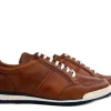 Sneakers^Van Lier Sneaker Magnus Cognac Leer