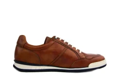 Sneakers^Van Lier Sneaker Magnus Cognac Leer