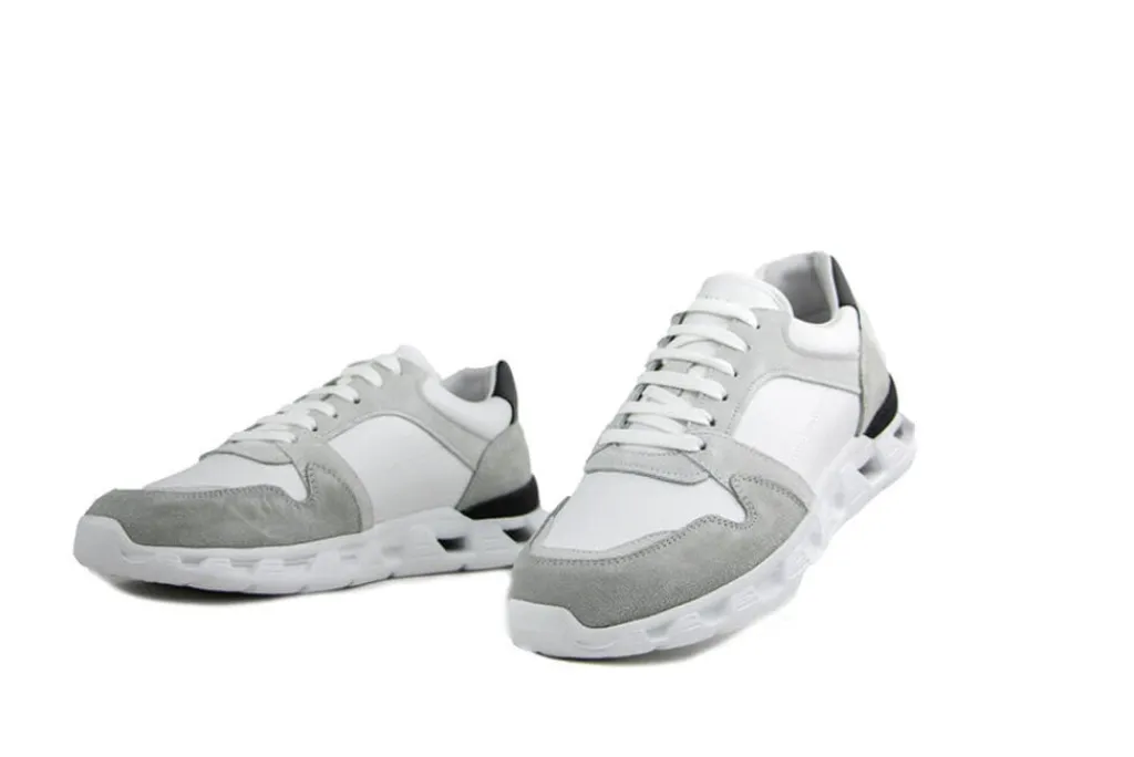 Sneakers^Van Lier Sneaker Ovada Lichtgrijs Combi