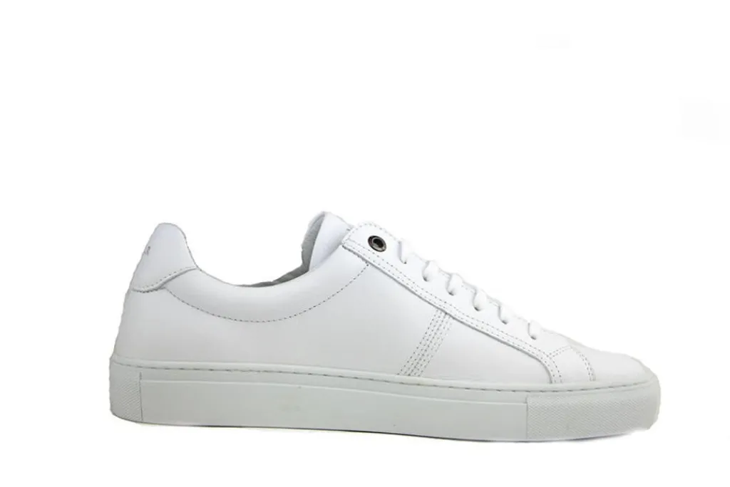 Sneakers^Van Lier Sneaker Wit Leer