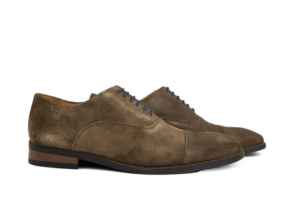 Veterschoenen | Nette Schoenen^Van Lier Veter Bregenz Taupe Suede