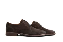 Veterschoenen | Nette Schoenen^Van Lier Veter Bruin Suede
