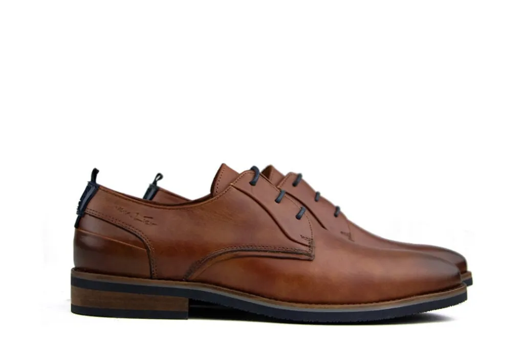 Veterschoenen | Nette Schoenen^Van Lier Veter Cognac Leer