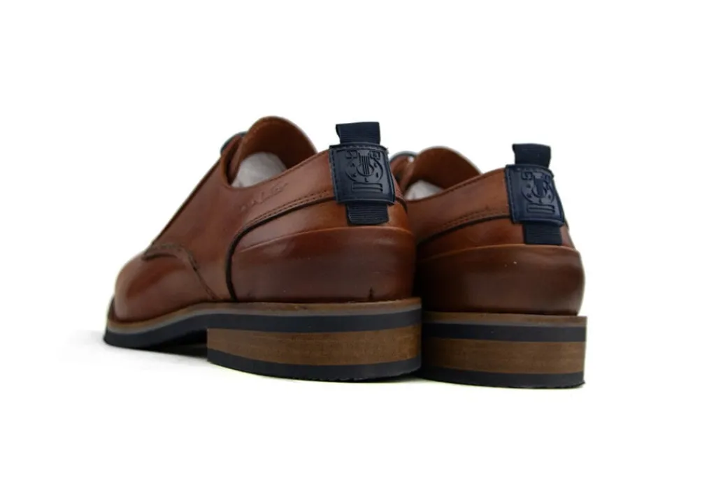 Veterschoenen | Nette Schoenen^Van Lier Veter Cognac Leer