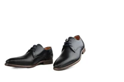 Veterschoenen | Nette Schoenen^Van Lier Veterschoen Erasmo Zwart