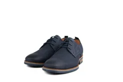 Veterschoenen | Nette Schoenen^Van Lier Veterschoen Navy Blauw Perfo