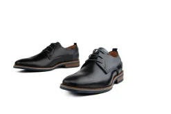 Veterschoenen | Nette Schoenen^Van Lier Veterschoen Zwart Leer