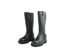 Veterboots En Bikerboots^Via Vai Bikerboot Ziva Blaine Garda Nero