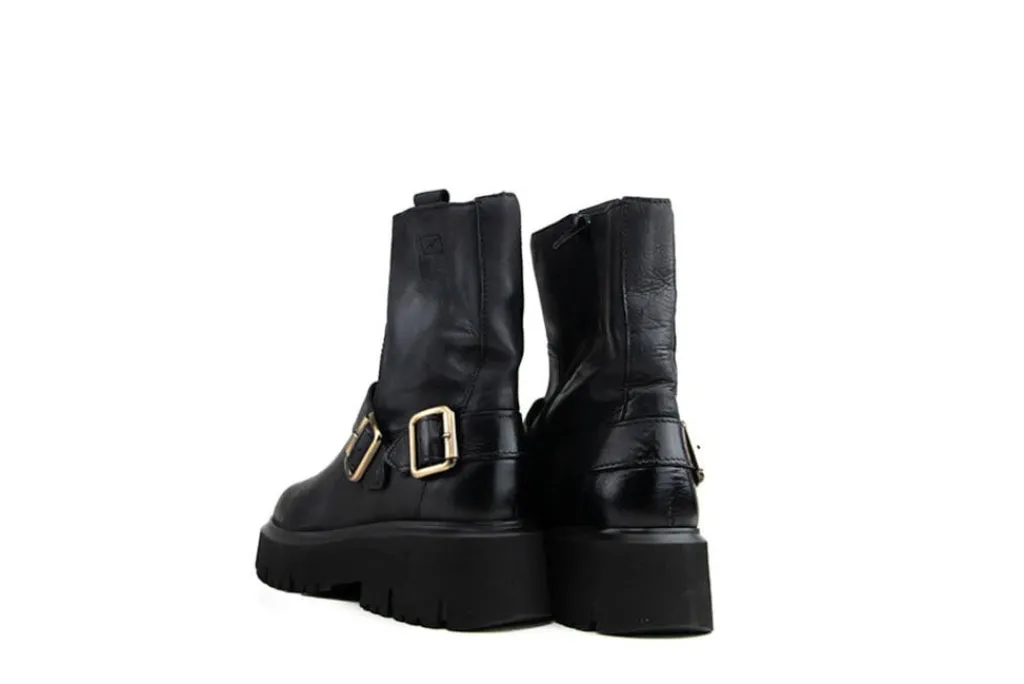 Veterboots En Bikerboots^Via Vai Bikerboot Ziva Jagger Garda Nero