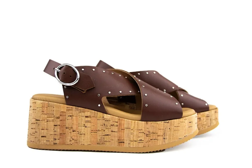 Sandalen | Sandalen En Slippers^Via Vai Sandaal Sissel Elaine Montana Topo