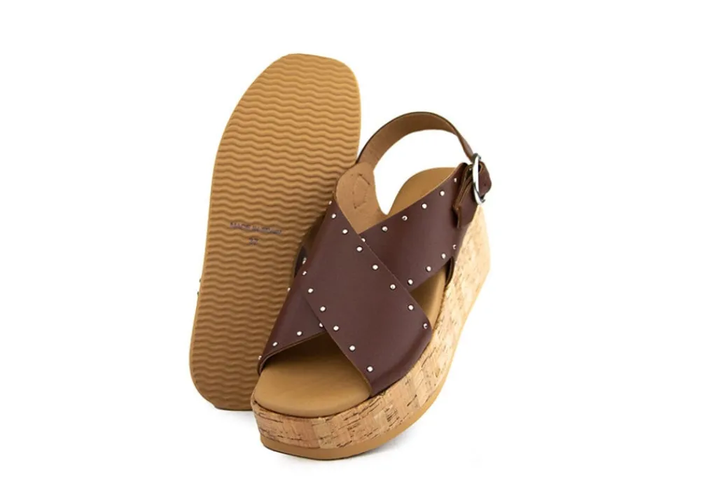 Sandalen | Sandalen En Slippers^Via Vai Sandaal Sissel Elaine Montana Topo