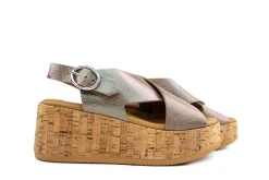 Sandalen En Slippers | Sandalen^Via Vai Sandaal Sissel Raise Crack Pearl Tabacco