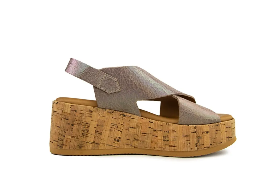 Sandalen En Slippers | Sandalen^Via Vai Sandaal Sissel Raise Crack Pearl Tabacco