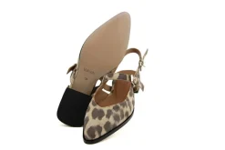 Bandschoenen | Ballerina's^Via Vai Slingback Jazz Valerie Giaguaro Brown