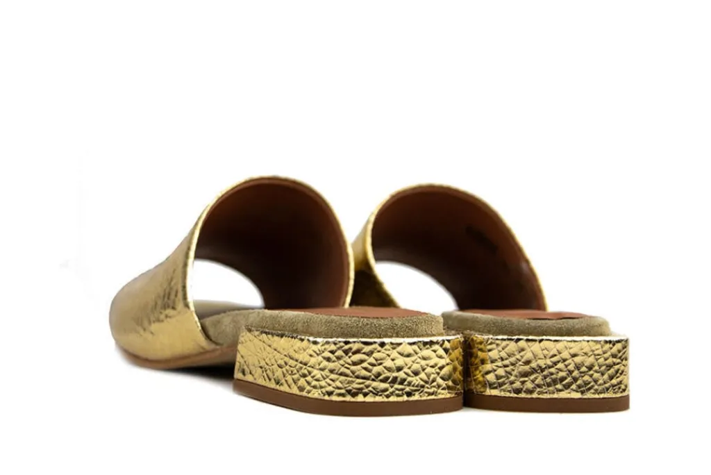 Slippers | Sandalen En Slippers^Via Vai Slipper Gigi Luna Laque Lame Ciad