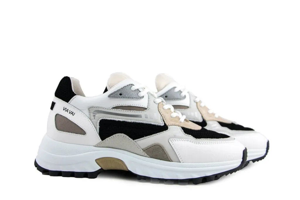 Sneakers^Via Vai Sneaker Danae Noah Vitello Combi Nero