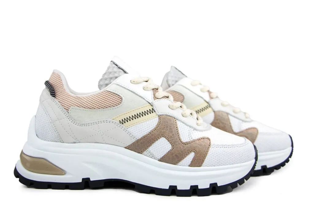 Sneakers^Via Vai Sneaker Liz Finley Braid Combi Tabacco