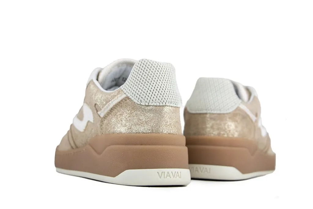 Sneakers^Via Vai Sneaker Sam Levi Harley Gold