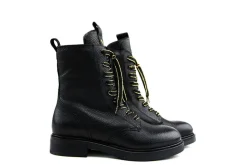 Veterboots En Bikerboots^Via Vai Veterboot Juliette Abby Cesano Nero