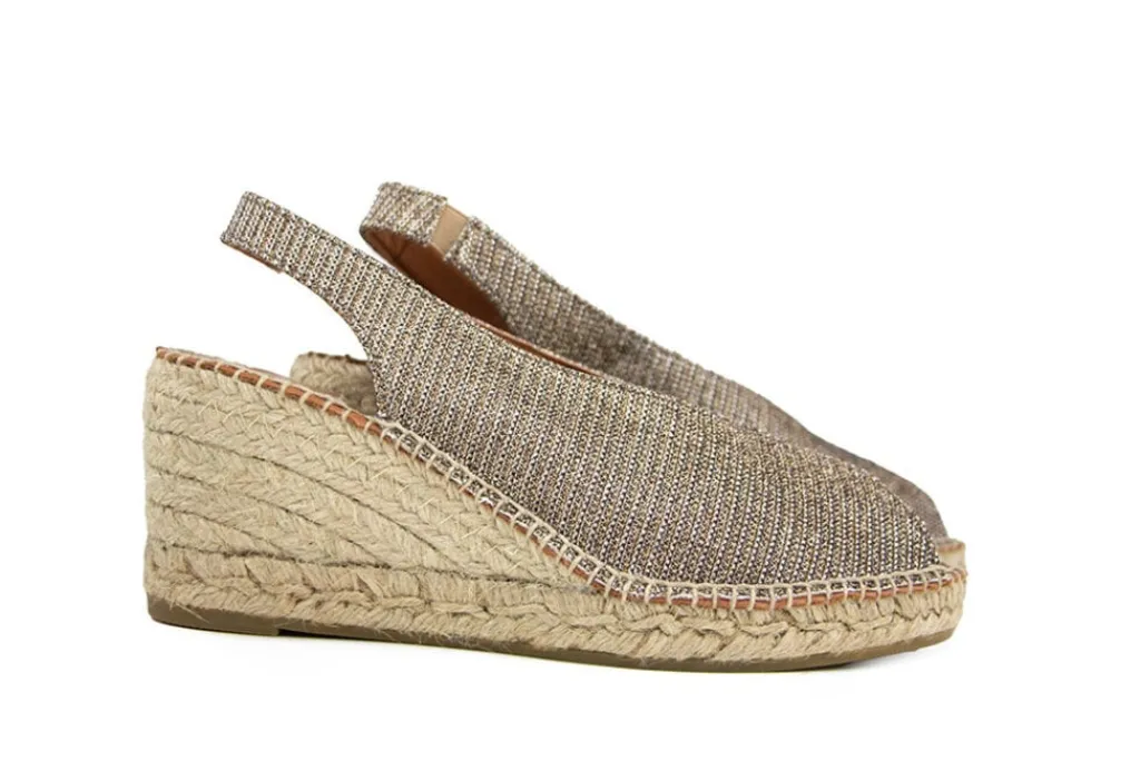 Espadrilles^Viguera Espadrille Brillante Bronce
