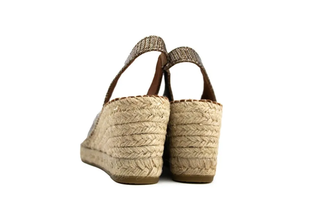 Espadrilles^Viguera Espadrille Brillante Bronce