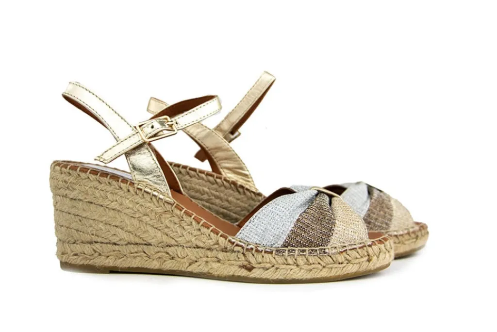 Espadrilles^Viguera Espadrille Combi Metal