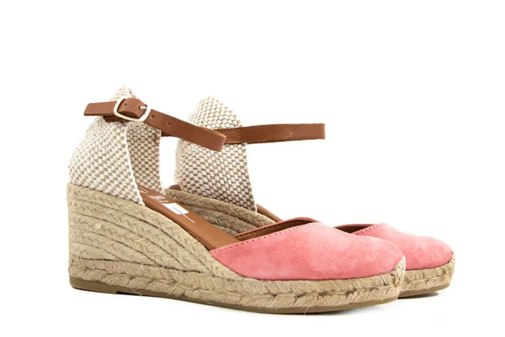 Espadrilles^Viguera Espadrille Vitello Salmon