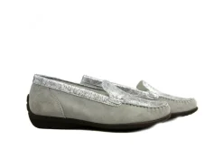 Loafers | Wijdte H^Waldläufer Waldlaufer Loafer Harriet Canapa Grey Silber