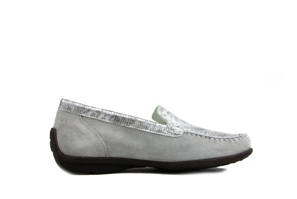 Loafers | Wijdte H^Waldläufer Waldlaufer Loafer Harriet Canapa Grey Silber