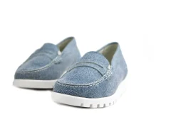 Loafers | Wijdte H^Waldläufer Waldlaufer Loafer Hegli Jeansleder Denim