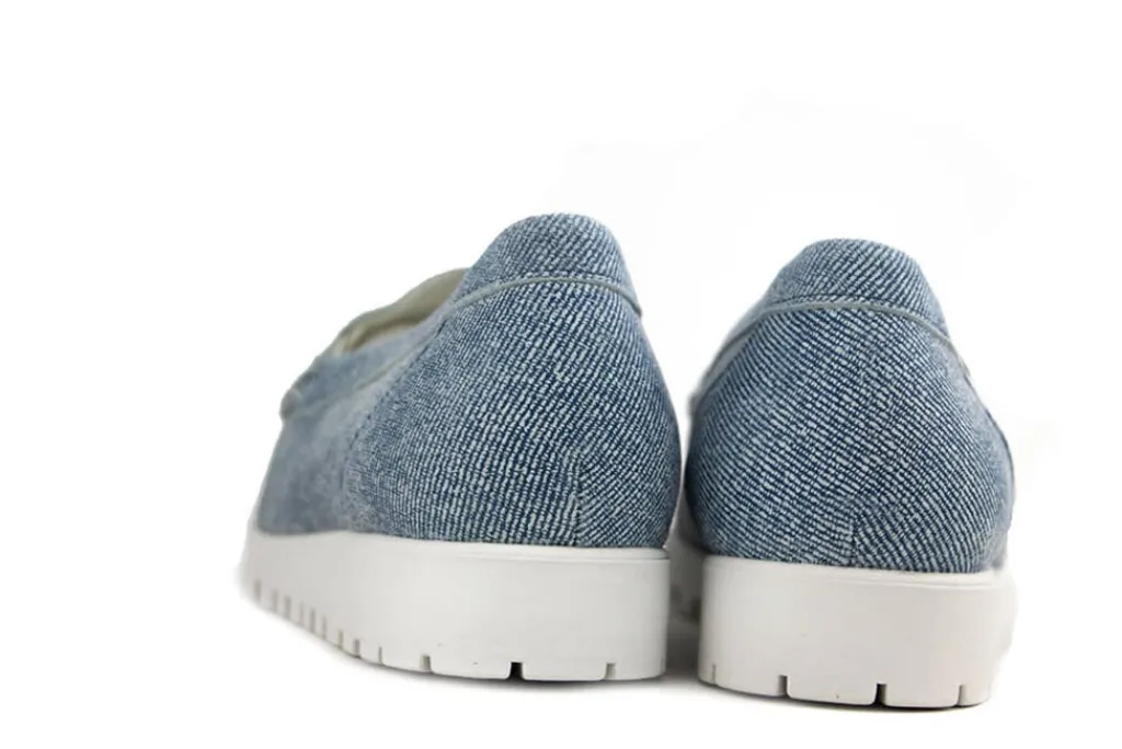 Loafers | Wijdte H^Waldläufer Waldlaufer Loafer Hegli Jeansleder Denim