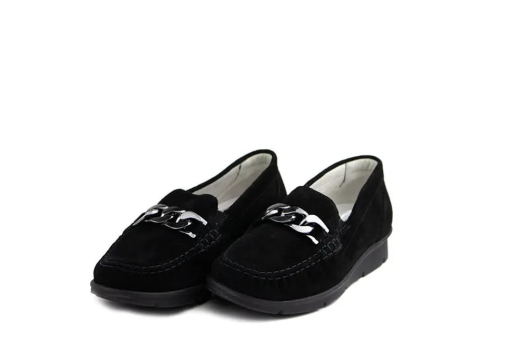 Loafers | Wijdte K^Waldläufer Waldlaufer Loafer Inga Schwarz