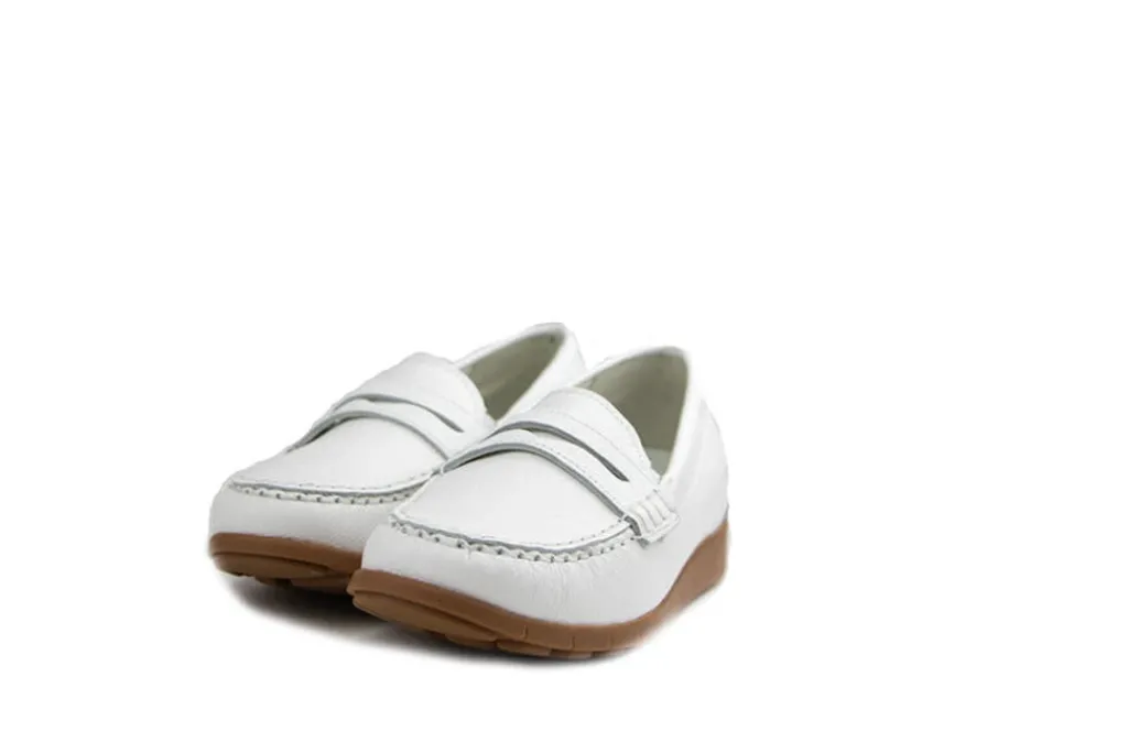 Loafers | Wijdte H^Waldläufer Waldlaufer Loafer Lucy Pigalle Weiss
