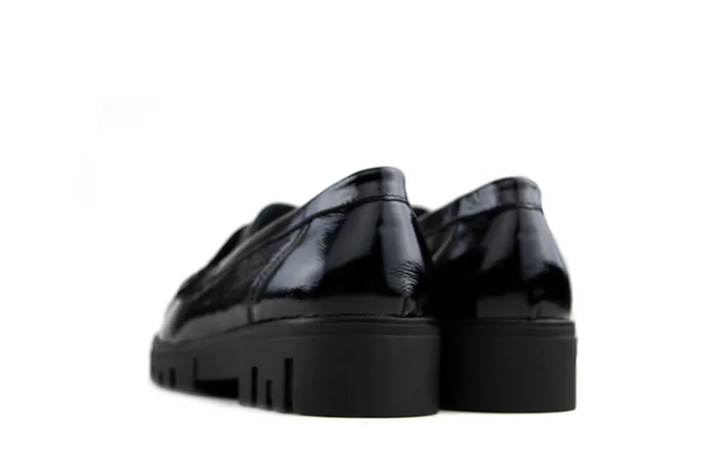 Loafers | Wijdte H^Waldläufer Waldlaufer Loafers Serena Taipei Zwart