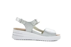 Sandalen En Slippers | Wijdte H^Waldläufer Waldlaufer Sandaal Dina Poster Silber