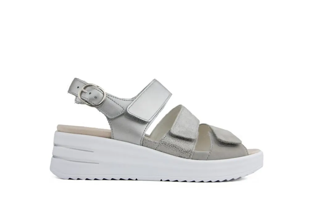 Sandalen En Slippers | Wijdte H^Waldläufer Waldlaufer Sandaal Dina Stein Taupe H