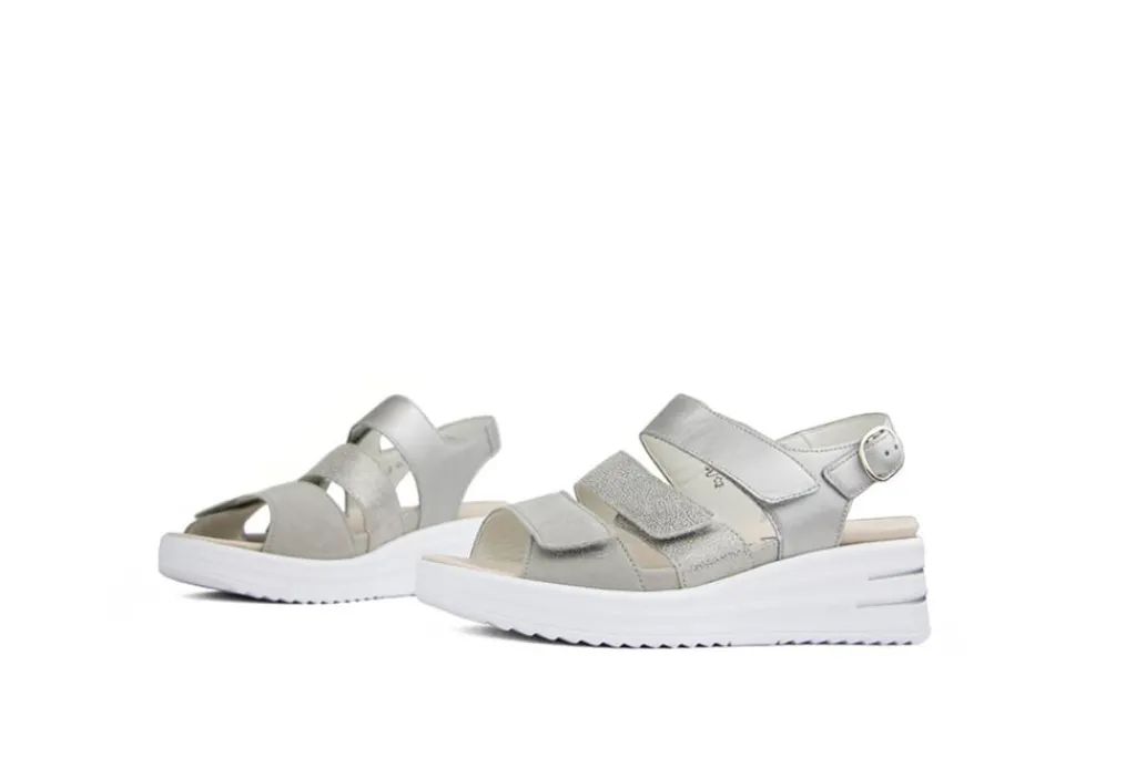 Sandalen En Slippers | Wijdte H^Waldläufer Waldlaufer Sandaal Dina Stein Taupe H