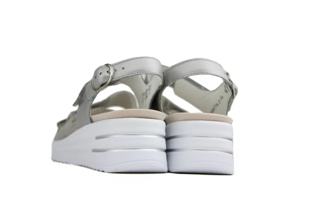 Sandalen En Slippers | Wijdte H^Waldläufer Waldlaufer Sandaal Dina Stein Taupe H
