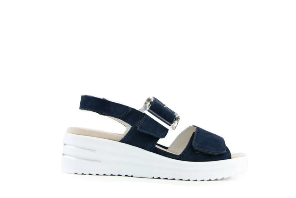 Wijdte H | Sandalen En Slippers^Waldläufer Waldlaufer Sandalen Blauw Dina Order