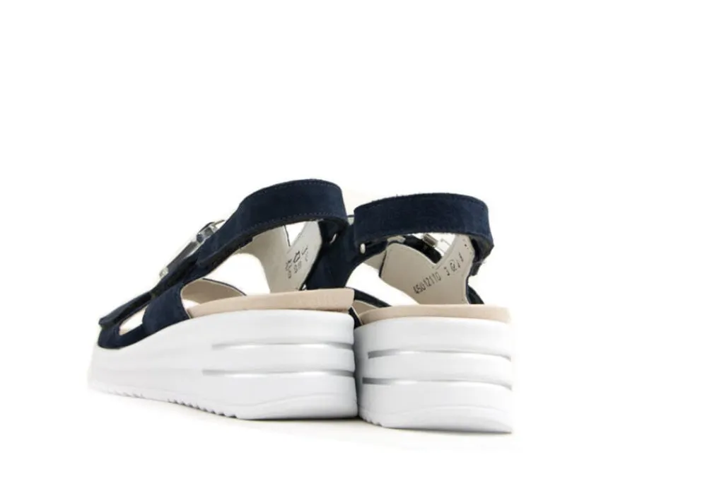 Wijdte H | Sandalen En Slippers^Waldläufer Waldlaufer Sandalen Blauw Dina Order