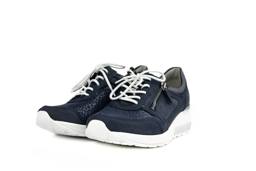 Sneakers | Wijdte H^Waldläufer Waldlaufer Sneaker Clara Bronx Marine