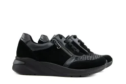 Sneakers | Wijdte H^Waldläufer Waldlaufer Sneaker Dilara Schwarz Bronx