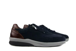 Sneakers^Waldläufer Waldlaufer Sneaker Fabian Marine Cognac