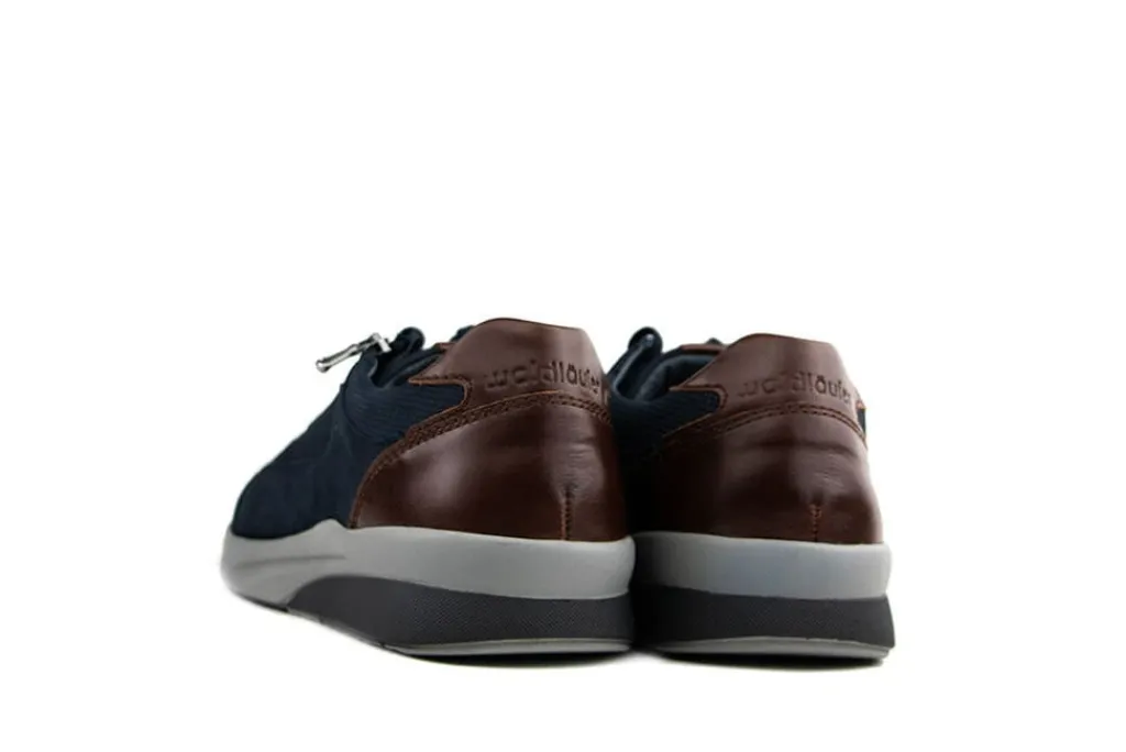 Sneakers^Waldläufer Waldlaufer Sneaker Fabian Marine Cognac