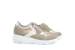 Sneakers | Wijdte K^Waldläufer Waldlaufer Sneaker Funky Lightgold Sabbia