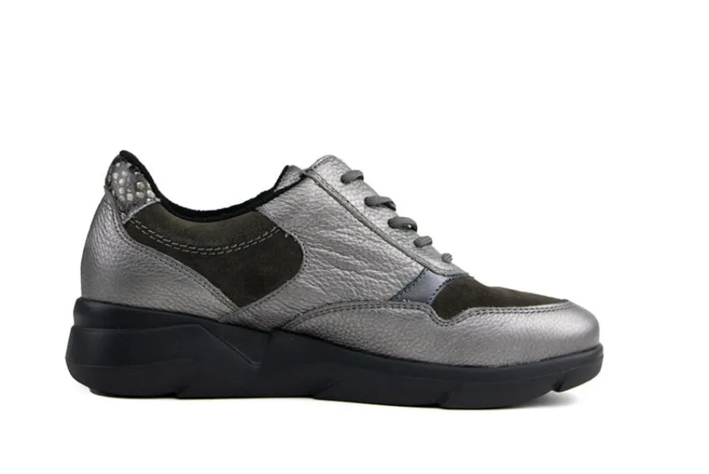 Sneakers | Wijdte K^Waldläufer Waldlaufer Sneaker Funky Regal Asphalt Carbon